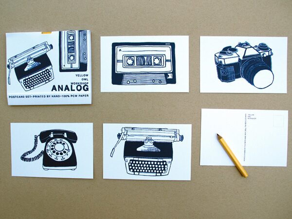 9-yellowowl-postcard-set Post Card Set