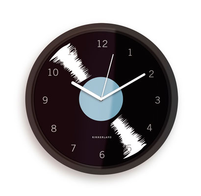 music-vinyl-clock Vinyl Record Clock